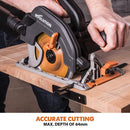 Evolution R185CCS 185mm Circular Saw with TCT Multi-Material Cutting Blade - Evolution Power Tools UK