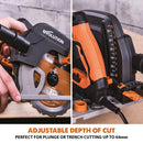 Evolution R185CCSX+ 185mm Circular Saw with TCT Multi-Material Cutting Blade - Evolution Power Tools UK