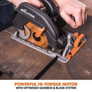 Evolution R185CCSX 185mm Circular Saw with 1020mm Track and TCT Multi-Material Cutting Blade - Evolution Power Tools UK