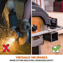Evolution R185CCSX 185mm Circular Saw with 1020mm Track and TCT Multi-Material Cutting Blade - Evolution Power Tools UK