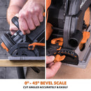 Evolution R185CCSX 185mm Circular Saw with 1020mm Track and TCT Multi-Material Cutting Blade - Evolution Power Tools UK