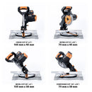 Evolution Cordless R185CMS-Li 185mm Compound Mitre Saw 18v Li-Ion EXT Inc Multi-Material Blade - Evolution Power Tools UK