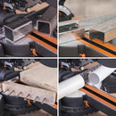 Evolution R210SMS+ 210mm Sliding Mitre Saw With TCT Multi-Material Cutting Blade - Evolution Power Tools UK