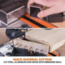 Evolution R210SMS+ 210mm Sliding Mitre Saw With TCT Multi-Material Cutting Blade - Evolution Power Tools UK