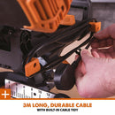 Evolution R210SMS+ 210mm Sliding Mitre Saw With TCT Multi-Material Cutting Blade - Evolution Power Tools UK