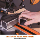 Evolution R210SMS+ 210mm Sliding Mitre Saw With TCT Multi-Material Cutting Blade - Evolution Power Tools UK