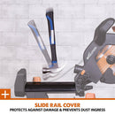 Evolution R210SMS+ 210mm Sliding Mitre Saw With TCT Multi-Material Cutting Blade - Evolution Power Tools UK