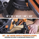 Evolution R210SMS-300+ Sliding Mitre Saw With TCT Multi-Material Cutting Blade - Evolution Power Tools UK