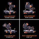 Evolution R210SMS-300+ Sliding Mitre Saw With TCT Multi-Material Cutting Blade - Evolution Power Tools UK