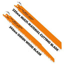 Evolution R230RCP Reciprocating Saw with 4 Blades (230v) - Evolution Power Tools UK