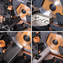Evolution R255SMS+ - 255mm Sliding Mitre Saw With TCT Multi-Material Cutting Blade - Evolution Power Tools UK