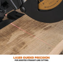 Evolution R255SMS+ - 255mm Sliding Mitre Saw With TCT Multi-Material Cutting Blade - Evolution Power Tools UK
