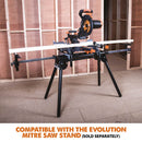 Evolution R255SMS+ - 255mm Sliding Mitre Saw With TCT Multi-Material Cutting Blade - Evolution Power Tools UK