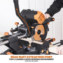 Evolution R255SMS-DB+ 255mm Double Bevel Sliding Mitre Saw With TCT Multi-Material Cutting Blade - Evolution Power Tools UK
