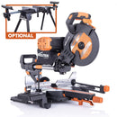 Evolution R255SMS-DB+ 255mm Double Bevel Sliding Mitre Saw With TCT Multi-Material Cutting Blade - Evolution Power Tools UK