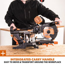 Evolution R255SMS-DB+ 255mm Double Bevel Sliding Mitre Saw With TCT Multi-Material Cutting Blade - Evolution Power Tools UK