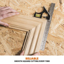 Evolution R255SMS-DB-Li Cordless 36V Li-Ion EXT Double Bevel Sliding Mitre Saw With 255mm Multi-Material Cutting Blade