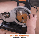Evolution RAGE4 - 185mm Chop Saw with TCT Multi-Material Cutting Blade - Evolution Power Tools UK