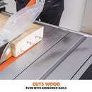 Evolution RAGE5-S 255mm Table Saw With TCT Multi-Material Cutting Blade - Evolution Power Tools UK