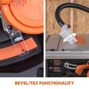 Evolution RAGE5-S 255mm Table Saw With TCT Multi-Material Cutting Blade - Evolution Power Tools UK