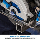 Evolution S185CCSL 185mm Circular Saw with TCT Mild Steel Cutting Blade - Evolution Power Tools UK