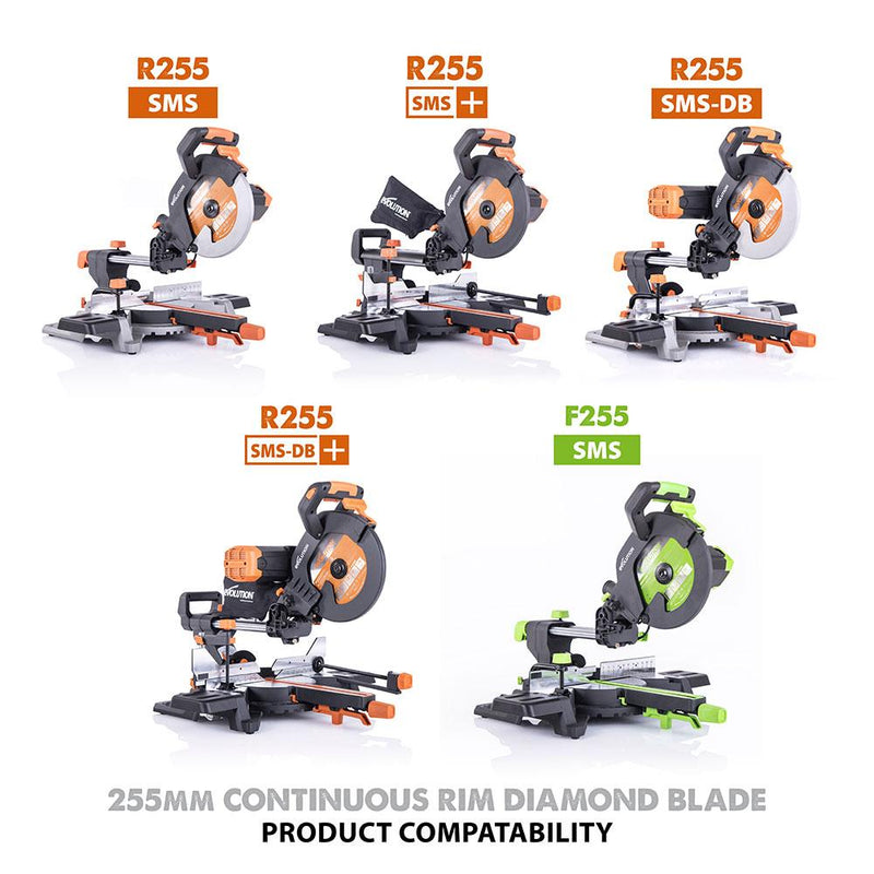 Evolution 255mm Diamond Blade - Evolution Power Tools UK