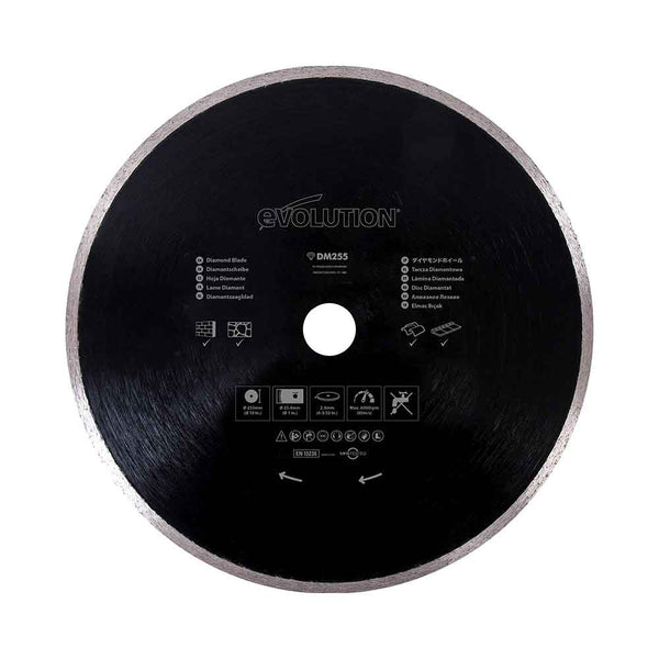 Evolution 255mm Diamond Mitre Saw Blade