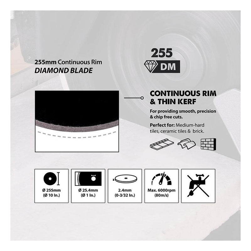 Evolution 255mm Diamond Blade - Evolution Power Tools UK