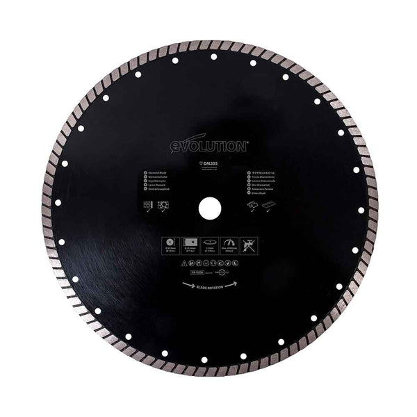 Evolution 355mm Diamond Chop Saw Blade