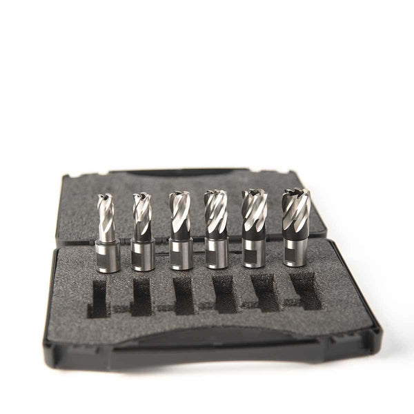 Evolution Cyclone Annular Mag Drill Cutters 6-Piece Kit (25mm Max Depth)