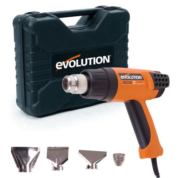 Evolution HDG200 2000W Digital Heat Gun with LCD Screen