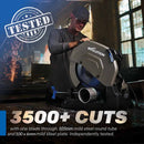 Evolution EVOMAX 355mm Mild Steel Cutting 80T Cermet Chop Saw Blade