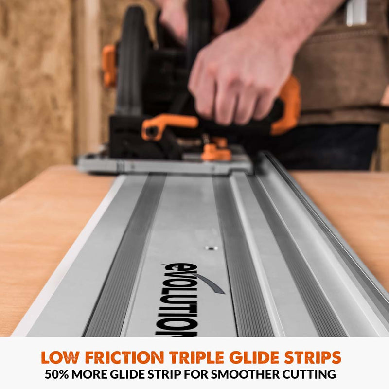 Evolution ST2800-G2 Universal 2.8m Circular Saw Track (2x 1400mm) With Self-Aligning Connectors