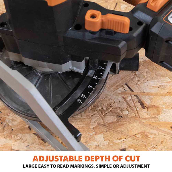 Evolution Cordless R165CCS-Li 165mm Circular Saw 18v Li-Ion EXT Inc Multi-Material Blade - Evolution Power Tools UK