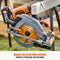 Evolution R185CCS-Li Cordless, Brushless 18v Li-Ion EXT Circular Saw With 185mm TCT Multi-Material Cutting Blade