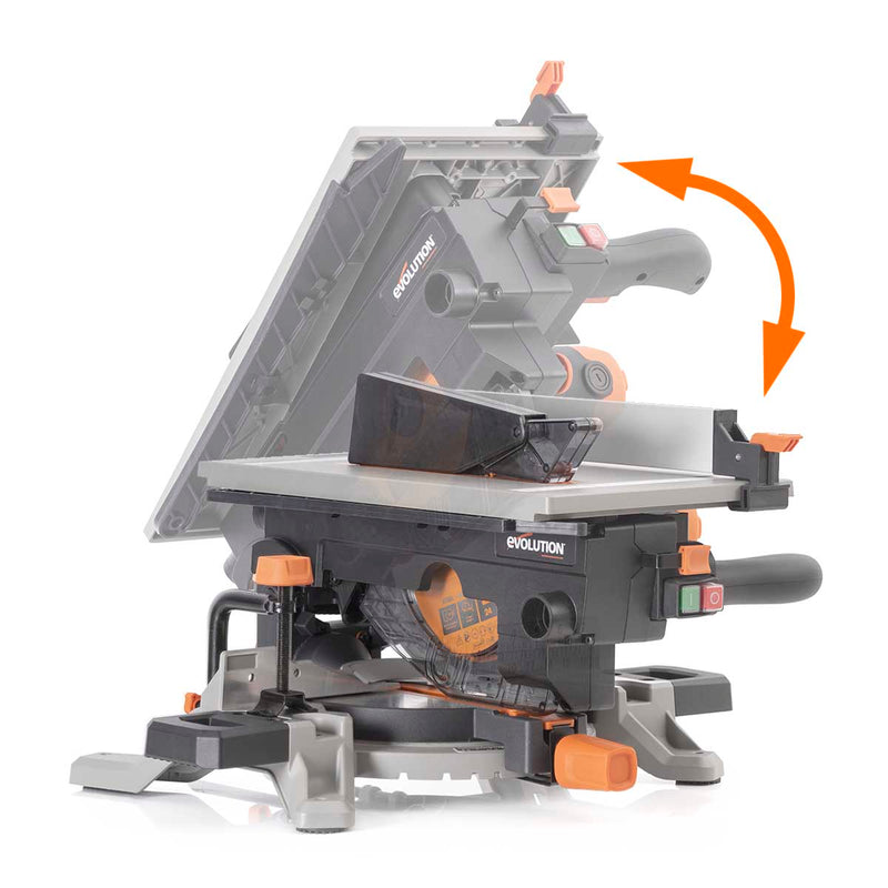 Evolution R210MTS-G2 (230V) Mitre/Table Saw With 210mm Multi-Material Cutting Blade
