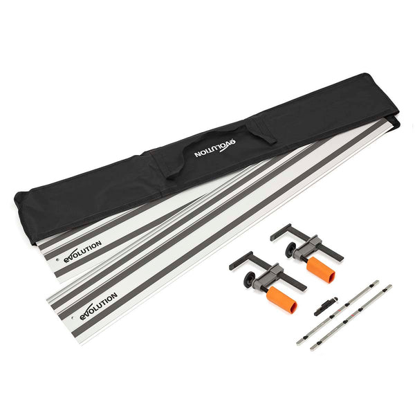 Evolution ST2800-G2 Universal 2.8m Circular Saw Track (2x 1400mm) With Self-Aligning Connectors