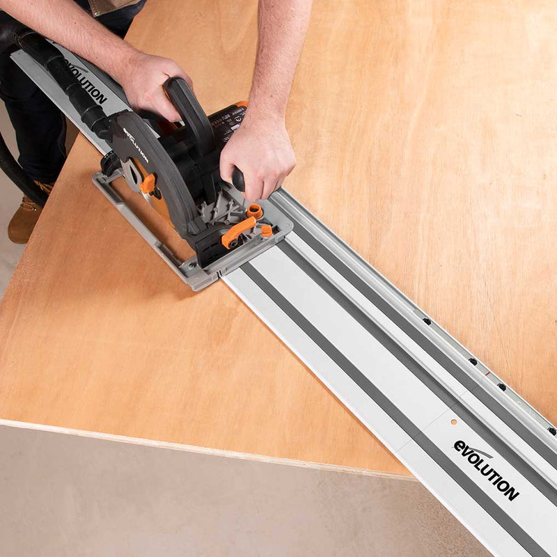Evolution ST1400-G2 Universal 1.4m Circular Saw Track (2x 700mm) With Self-Aligning Connectors