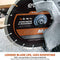 Evolution R260DCT-Li Cordless Disc Cutter / Concrete Saw With Automatic Water-Fed Dust Suppression and 260mm Premium Thin Kerf Diamond Blade