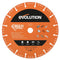 Evolution 255mm Segmented Edge, 22.2mm Bore, Multi-Purpose, Metal Cutting¬†Diamond blade - Evolution Power Tools UK