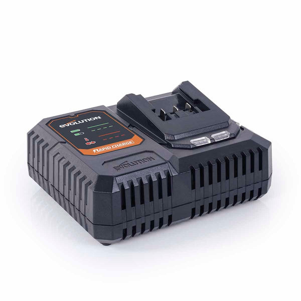 Evolution Cordless R18RCH-Li1 18v EXT Li-Ion Single Port Fast Charger - Evolution Power Tools UK