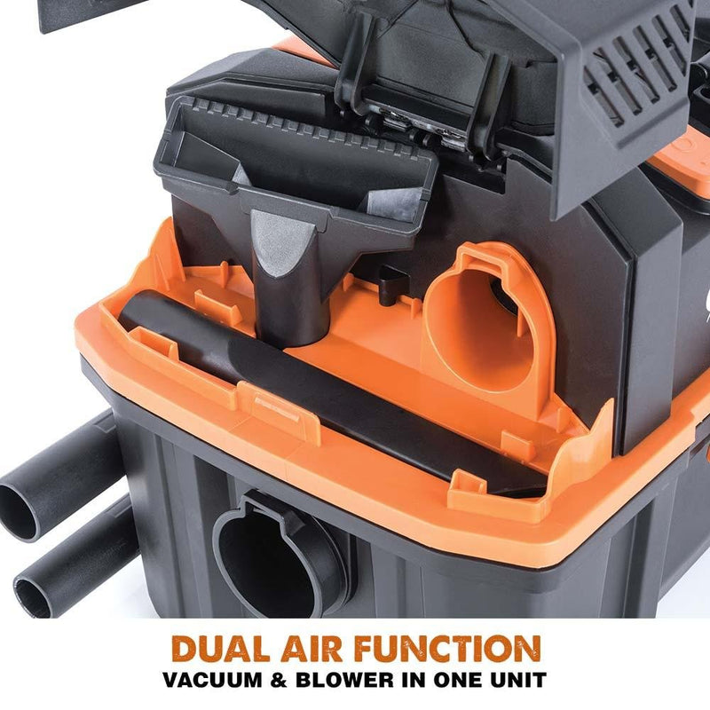 Evolution R15VAC 1000 Watt Wet & Dry Workshop Vacuum Cleaner With Power Take-off - Evolution Power Tools UK