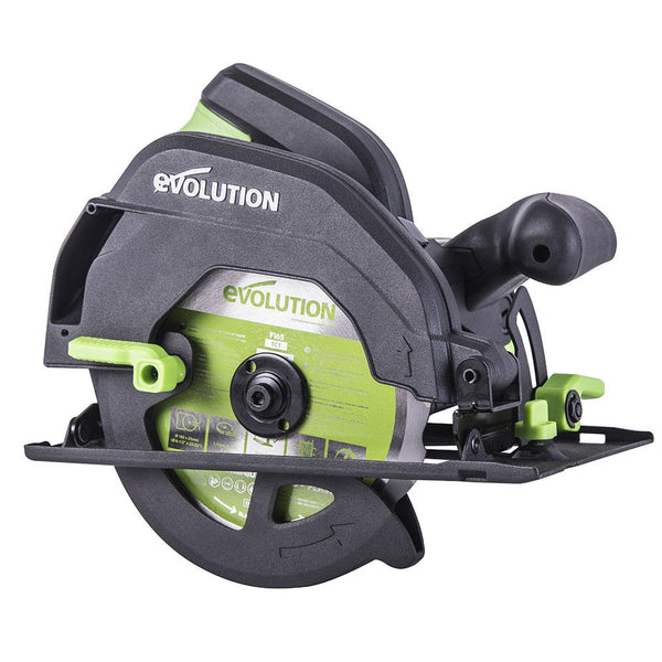 Evolution F165CCSL - 165mm Circular Saw with TCT Multi-Material Cutting Blade (230v) - Evolution Power Tools UK
