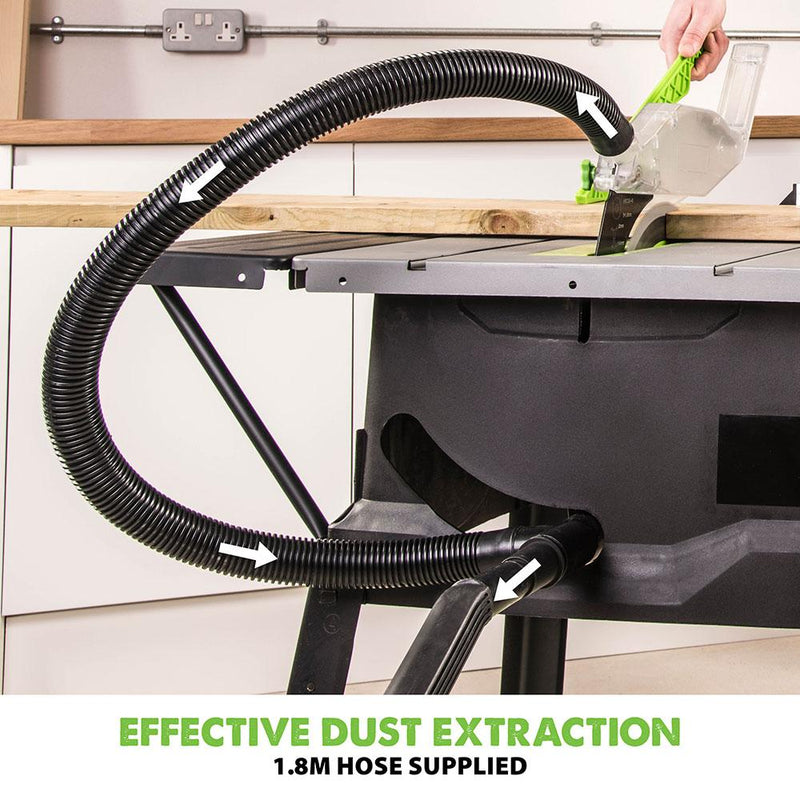 Evolution FURY5-S 255mm Table Saw With TCT Multi-Material Cutting Blade (230v) - Evolution Power Tools UK