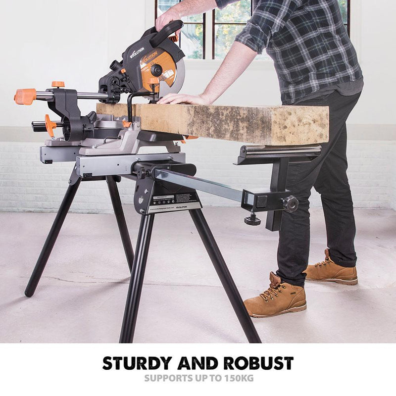 Evolution Mitre Saw Stand With Universal Fittings - Evolution Power Tools UK