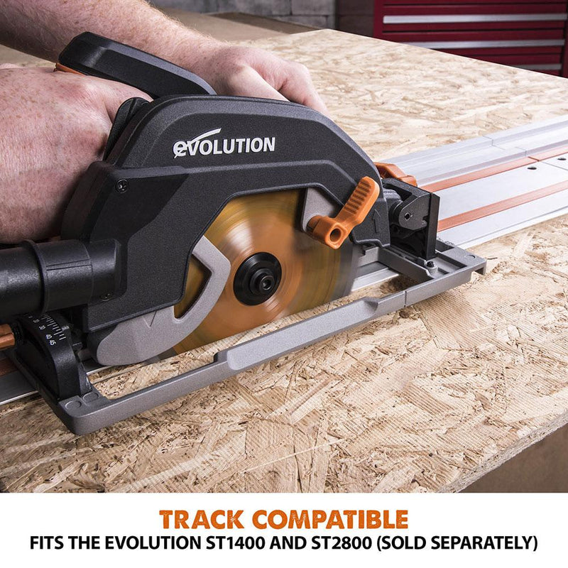Evolution R185CCSX+ 185mm Circular Saw with TCT Multi-Material Cutting Blade - Evolution Power Tools UK