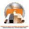 Evolution R210SMS+ 210mm Sliding Mitre Saw With TCT Multi-Material Cutting Blade - Evolution Power Tools UK