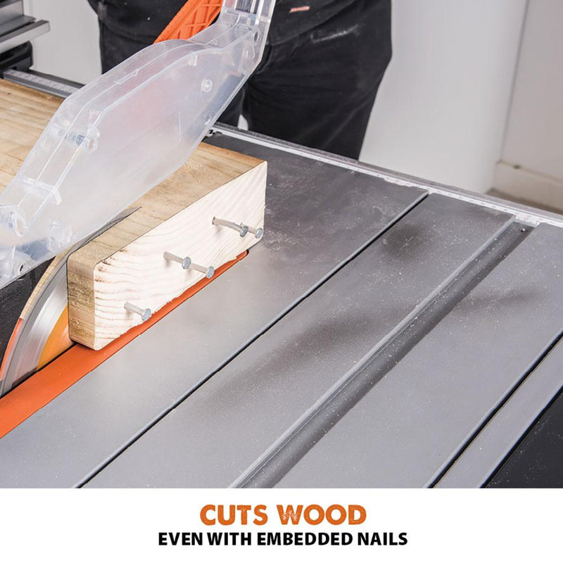 Evolution RAGE5-S 255mm Table Saw With TCT Multi-Material Cutting Blade - Evolution Power Tools UK