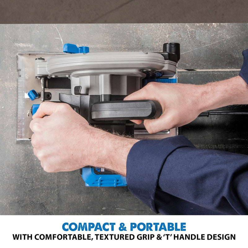Evolution S185CCSL 185mm Circular Saw with TCT Mild Steel Cutting Blade - Evolution Power Tools UK