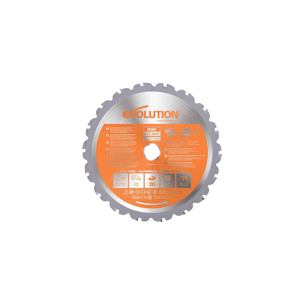 185mm Multi-Material Cutting 20T Blade (Circular Saws & RAGE4 Only)